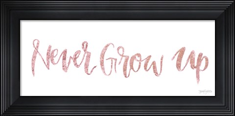 Framed Sweet Baby Girl IV Pink Print