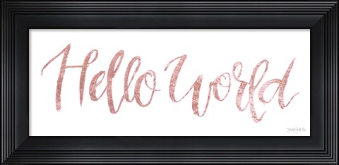 Framed Sweet Baby Girl I Pink Print