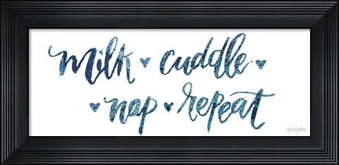 Framed Sweet Baby Boy III Print