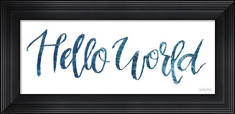 Framed Sweet Baby Boy I Print