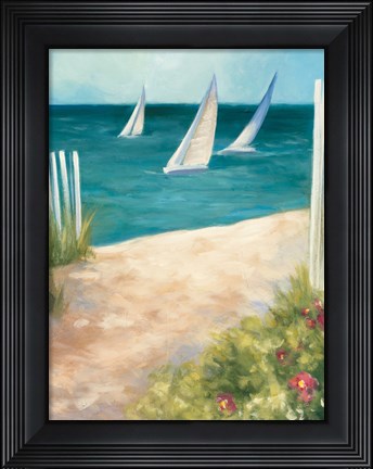 Framed Regatta II Crop Print