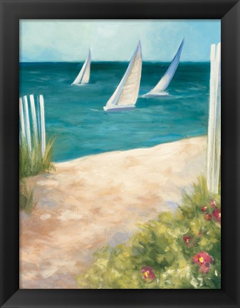 Framed Regatta II Crop Print