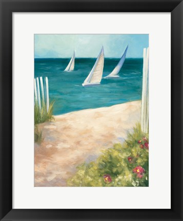 Framed Regatta II Crop Print