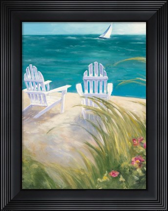 Framed Regatta I Crop Print