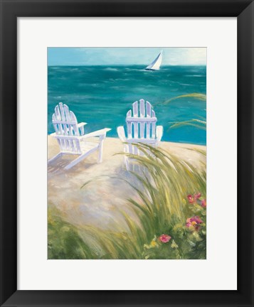 Framed Regatta I Crop Print