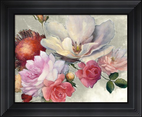 Framed Flemish Fantasy on White Print