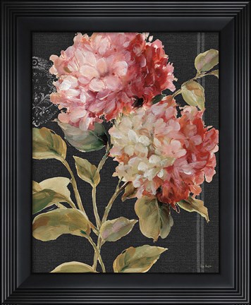 Framed Harmonious Hydrangeas Print