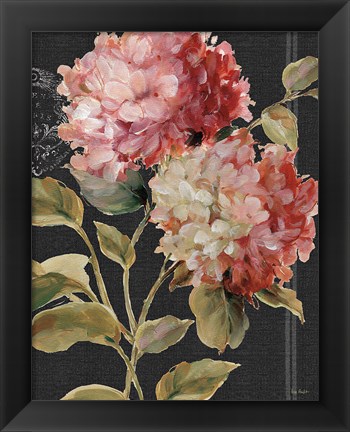 Framed Harmonious Hydrangeas Print