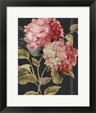 Framed Harmonious Hydrangeas Print