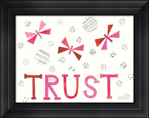 Framed Love Words IV Print