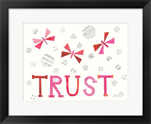 Framed Love Words IV Print