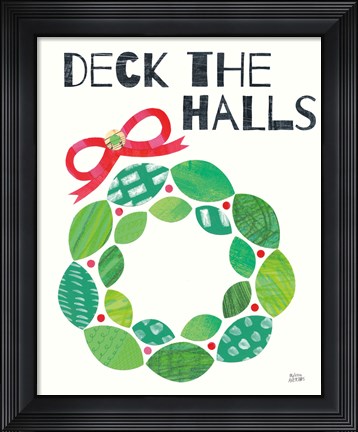 Framed Mod Christmas III Print