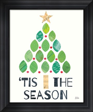 Framed Mod Christmas II Print