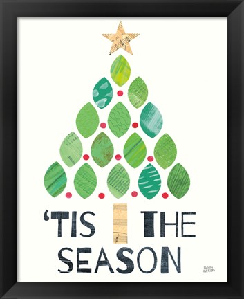 Framed Mod Christmas II Print