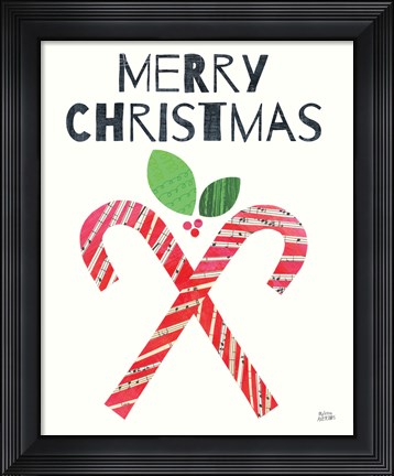Framed Mod Christmas I Print
