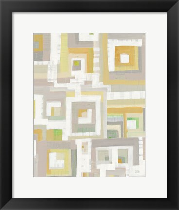 Framed Harbor Windows VIII Print