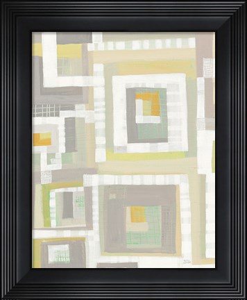 Framed Harbor Windows VII Print