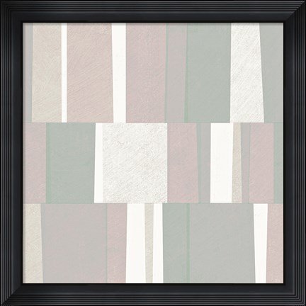 Framed Pastel Abstract Print