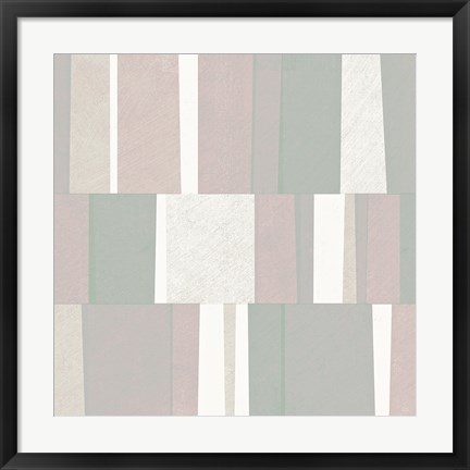 Framed Pastel Abstract Print