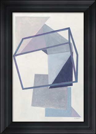 Framed Paper Trail III Print