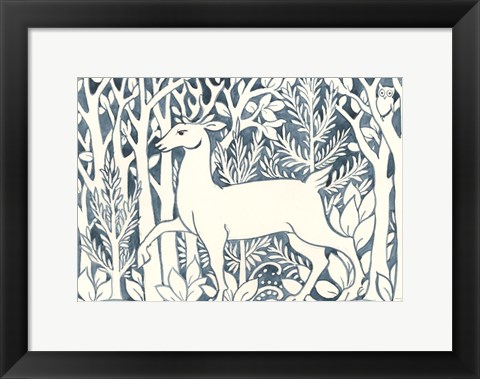 Framed Forest Life V Print