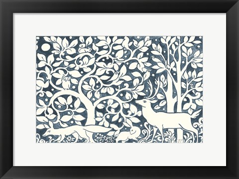 Framed Forest Life IV Print