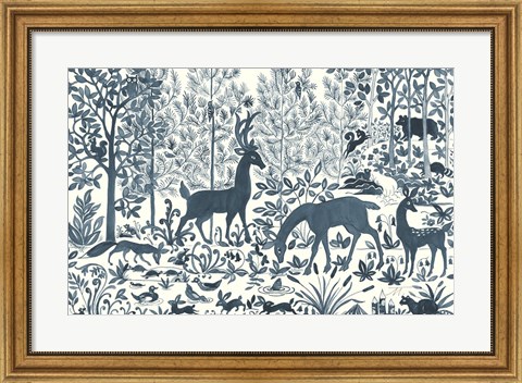 Framed Forest Life I Print