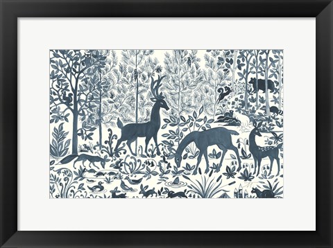 Framed Forest Life I Print