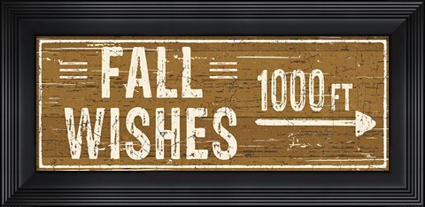 Framed Harvest Signs V Print