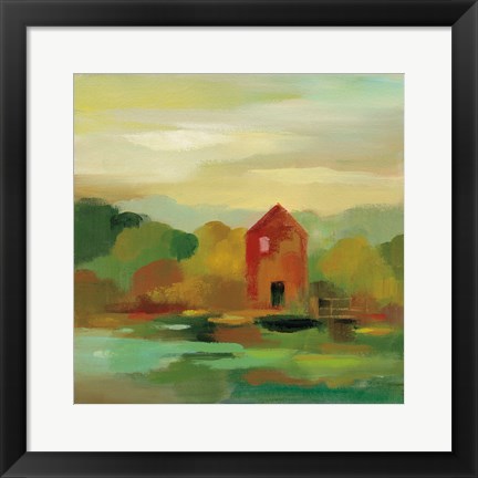 Framed October Farm II Print