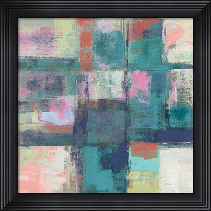 Framed Island Hues I Crop Bright Print