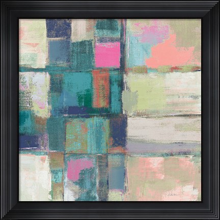 Framed Island Hues II Crop Bright Print