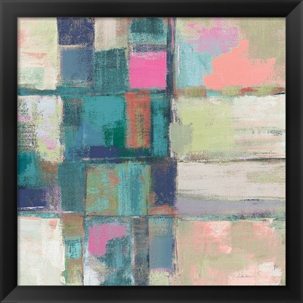 Framed Island Hues II Crop Bright Print