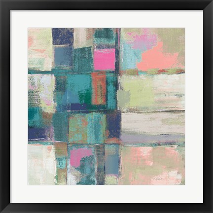 Framed Island Hues II Crop Bright Print