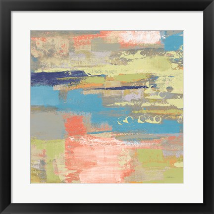 Framed Urban Walkway II Bright Print
