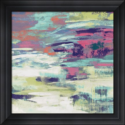 Framed Bright Wave Print