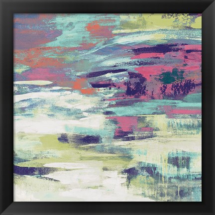 Framed Bright Wave Print