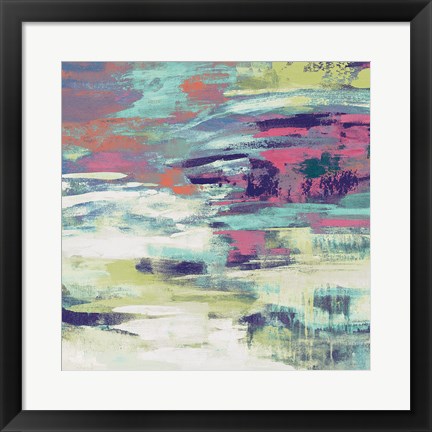 Framed Bright Wave Print