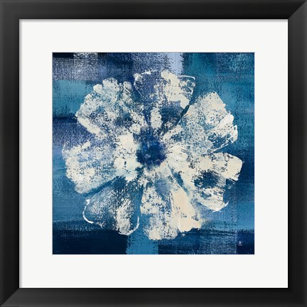 Framed Ocean Bloom I Print