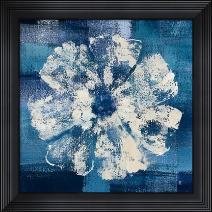 Framed Ocean Bloom I Print