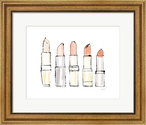 Framed Beauty and Sass Pink II Print