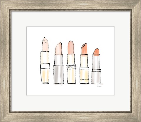 Framed Beauty and Sass Pink II Print