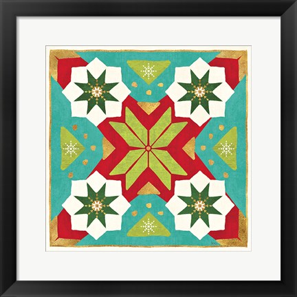 Framed Winter Wishes VII Print