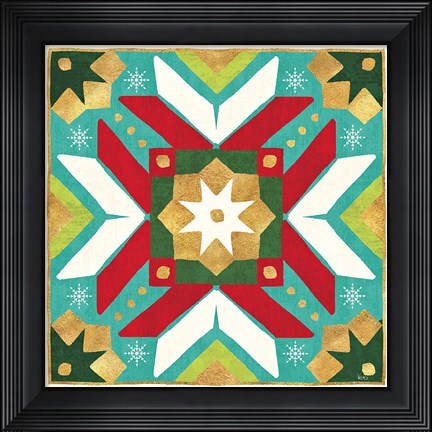 Framed Winter Wishes VI Print