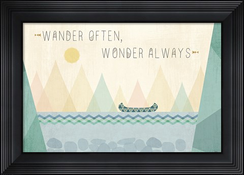 Framed Outdoor Geo I Print