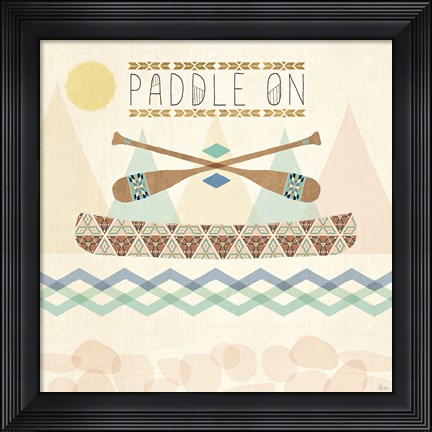 Framed Outdoor Geo V Print