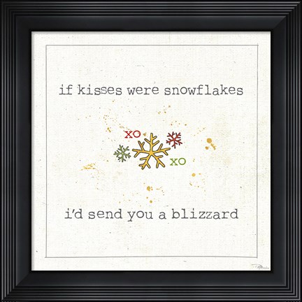 Framed Christmas Cuties V Print