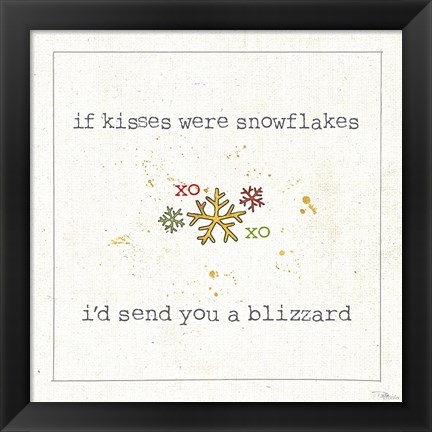 Framed Christmas Cuties V Print