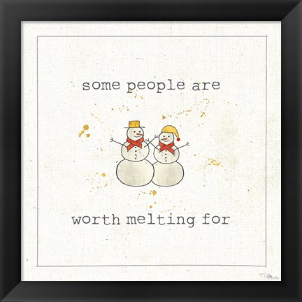 Framed Christmas Cuties IV Print