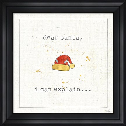 Framed Christmas Cuties I Print